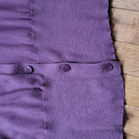 Long Tall Sally Cardigan w Sequin Shoulder Detail - Picture 4 of 5